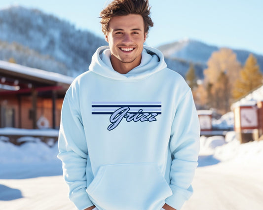 Skyline Basketball Hoodie Stripes La Bella Rose Boutique