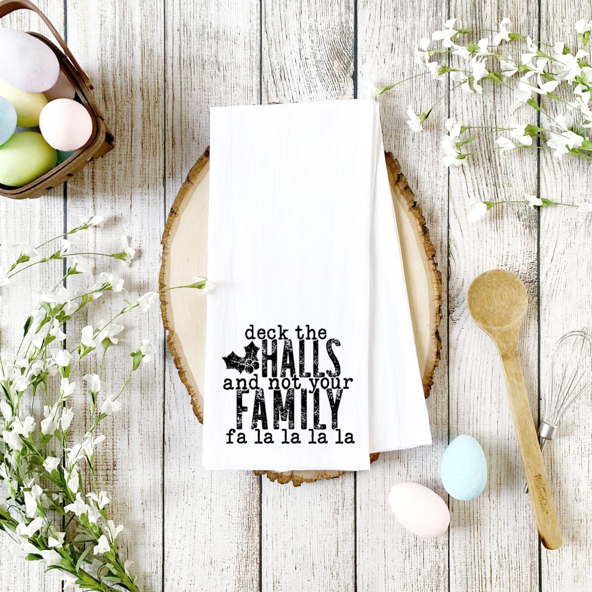 Funny Christmas Tea Towels La Bella Rose Boutique