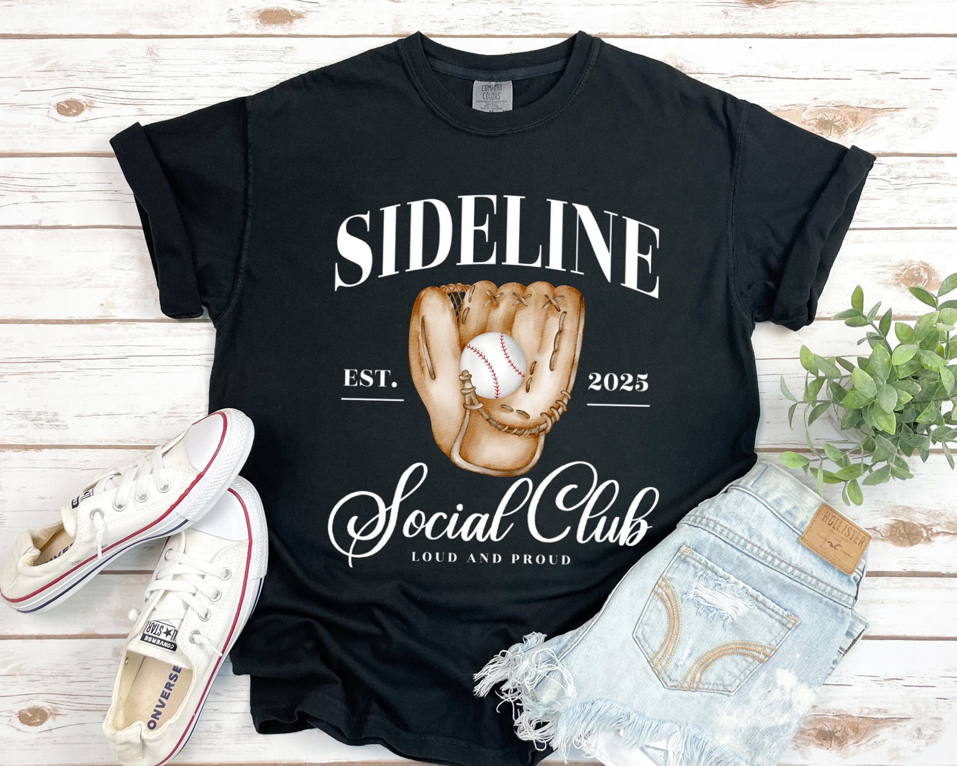 Sideline Social Club Tees La Bella Rose Boutique