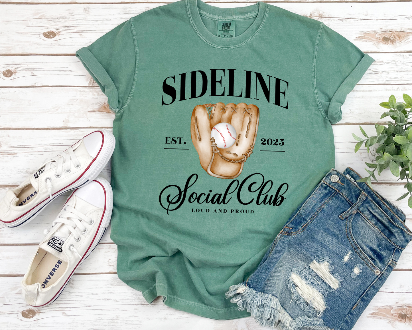 Sideline Social Club Tees La Bella Rose Boutique
