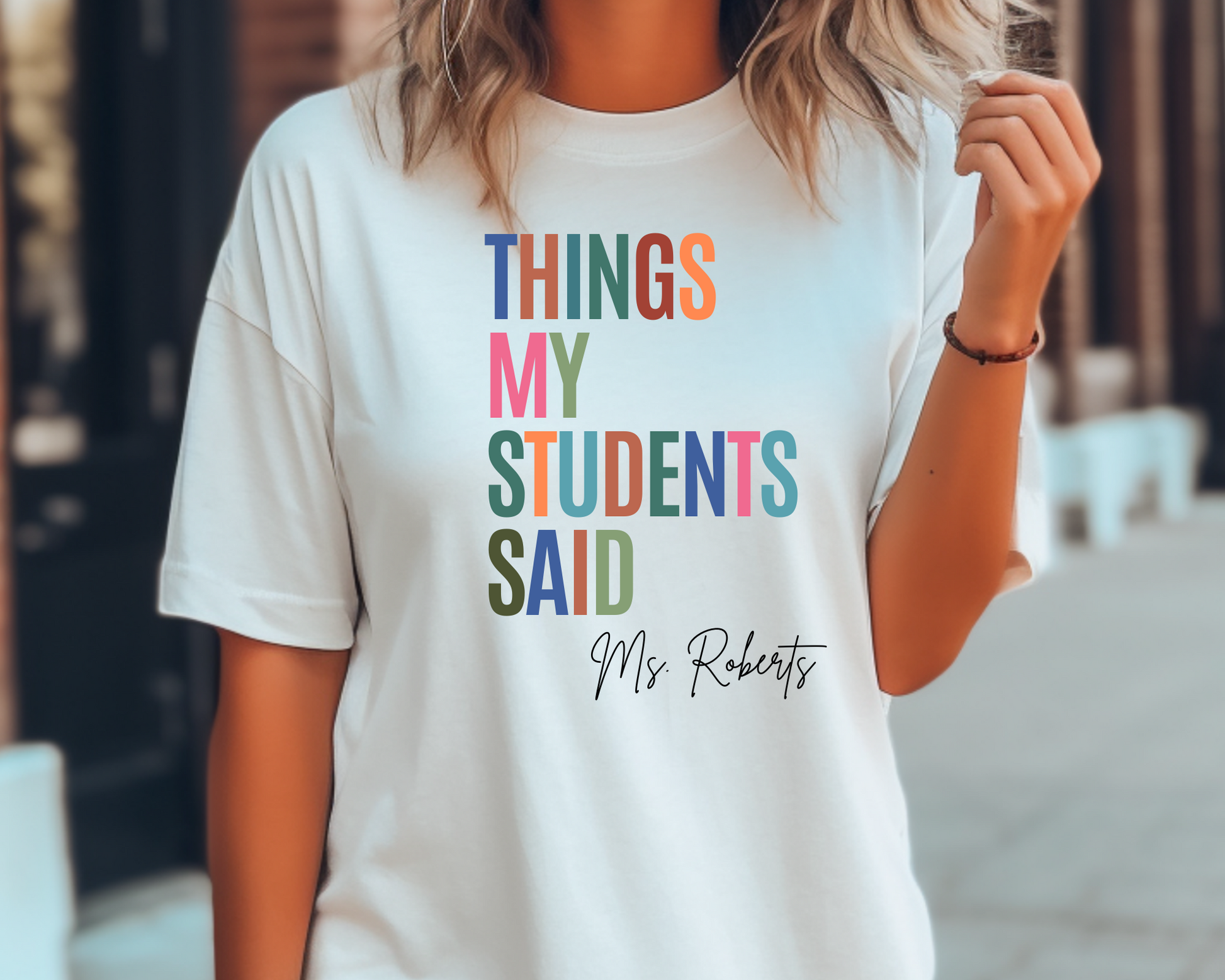 Customized Teacher Shirt La Bella Rose Boutique