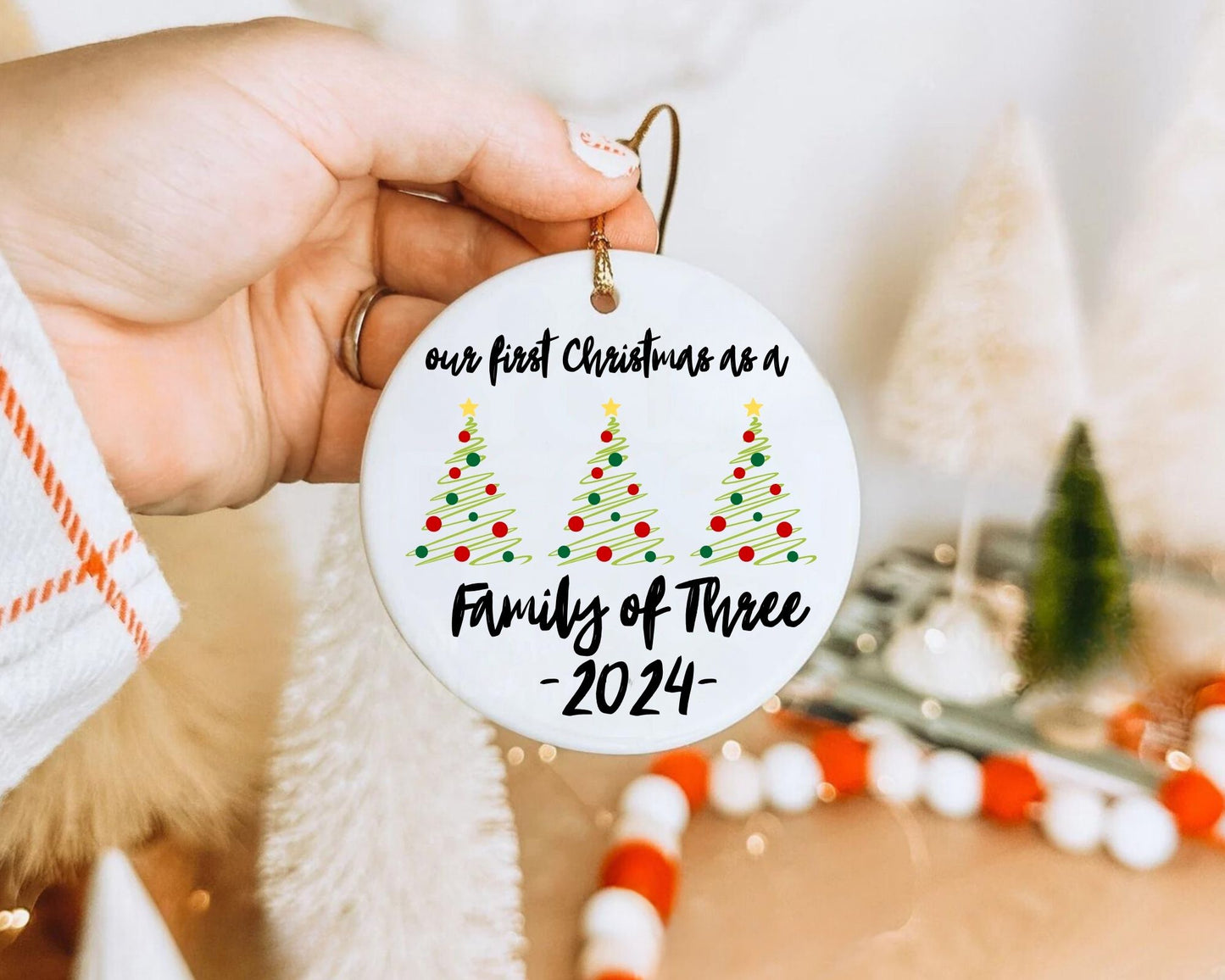 Christmas Ornaments - Personalized Family La Bella Rose Boutique