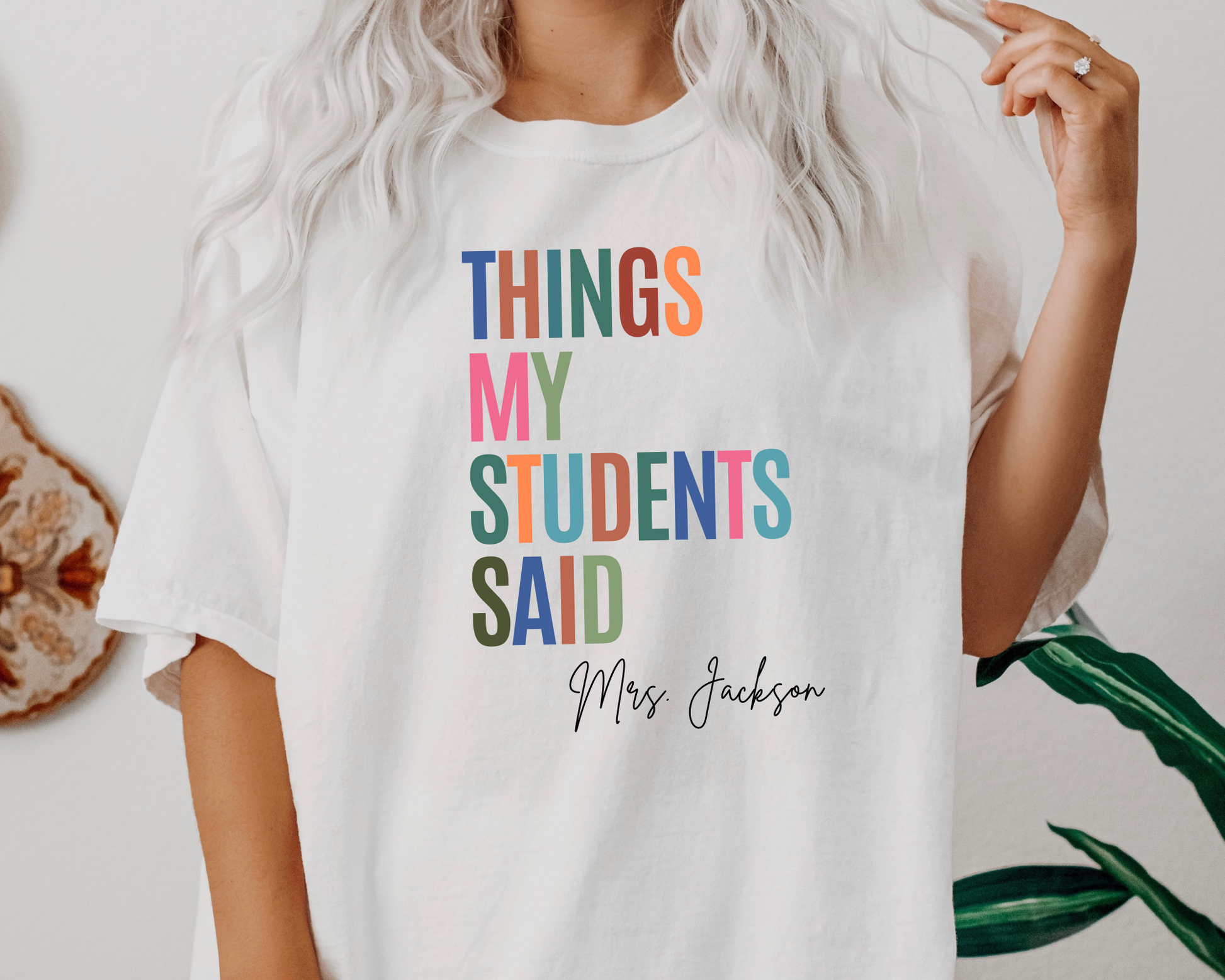 Customized Teacher Shirt La Bella Rose Boutique