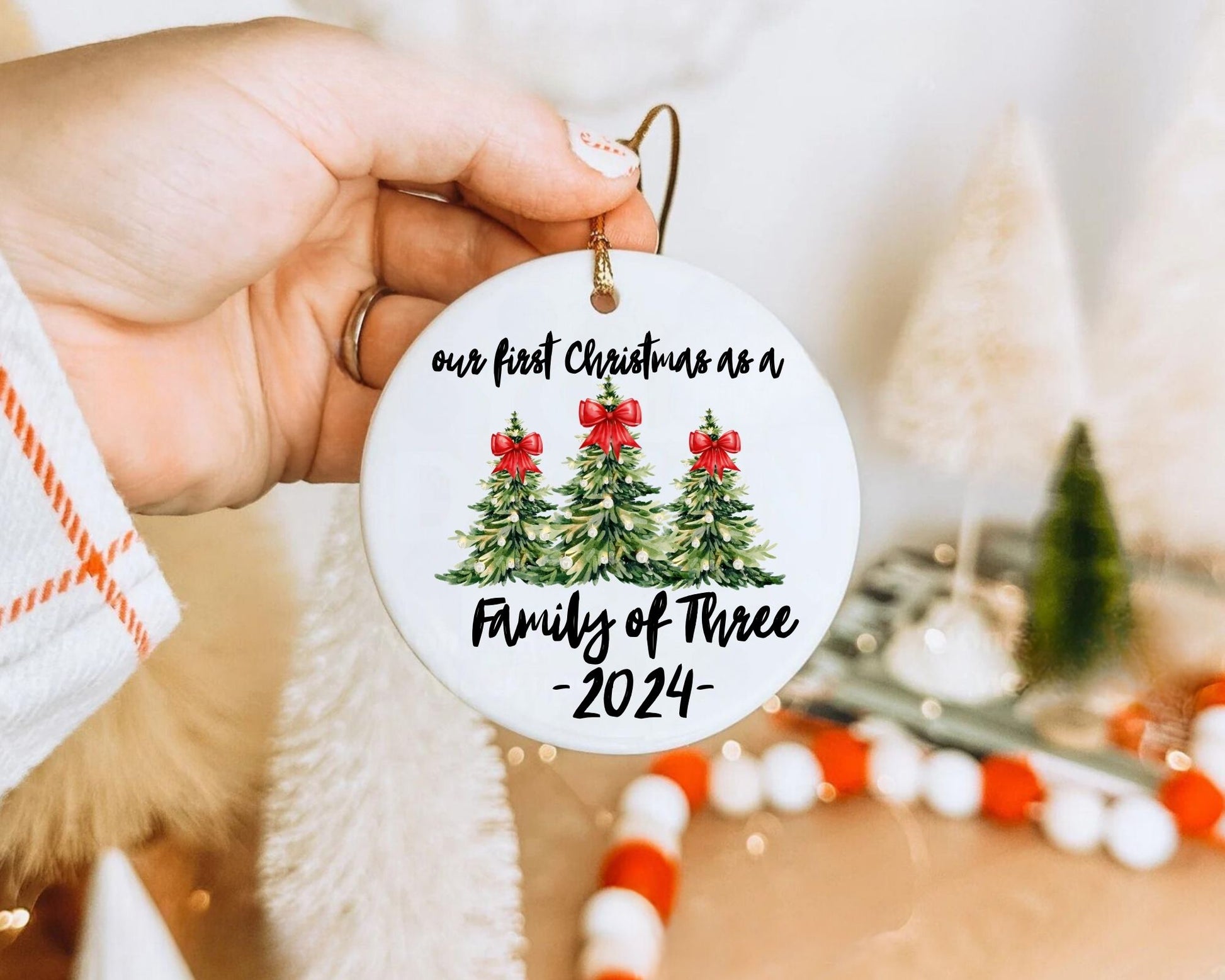 Christmas Ornaments - Personalized Family La Bella Rose Boutique