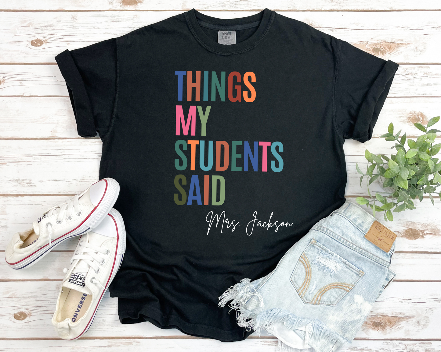 Customized Teacher Shirt La Bella Rose Boutique