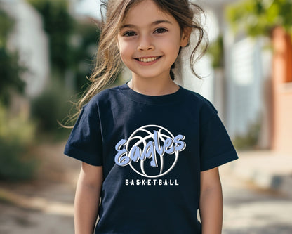 Eagles Basketball Club Kids Tees La Bella Rose Boutique