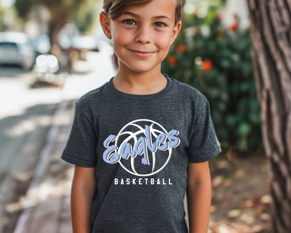Eagles Basketball Club Kids Tees La Bella Rose Boutique