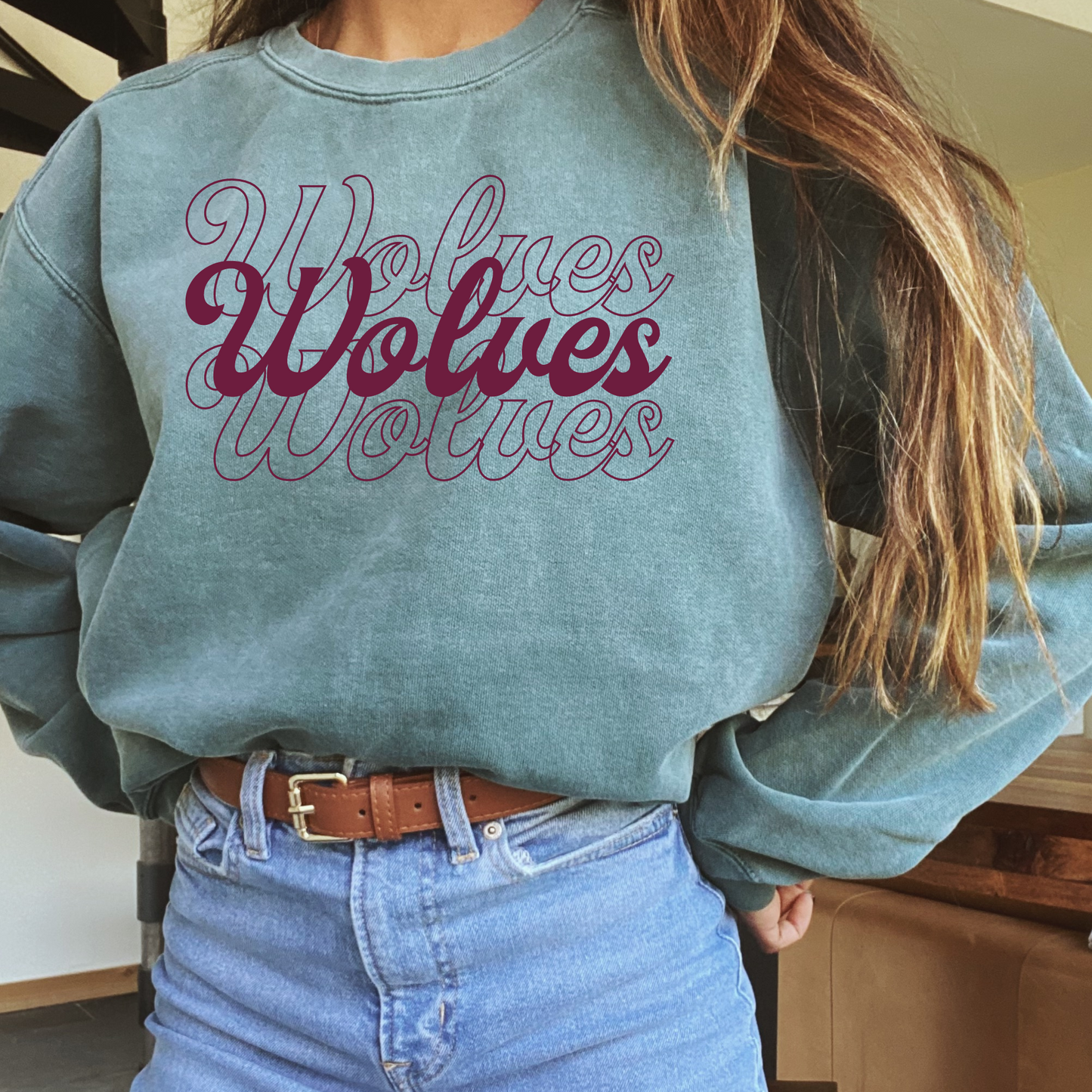 Triple Team Comfort Color Sweatshirt