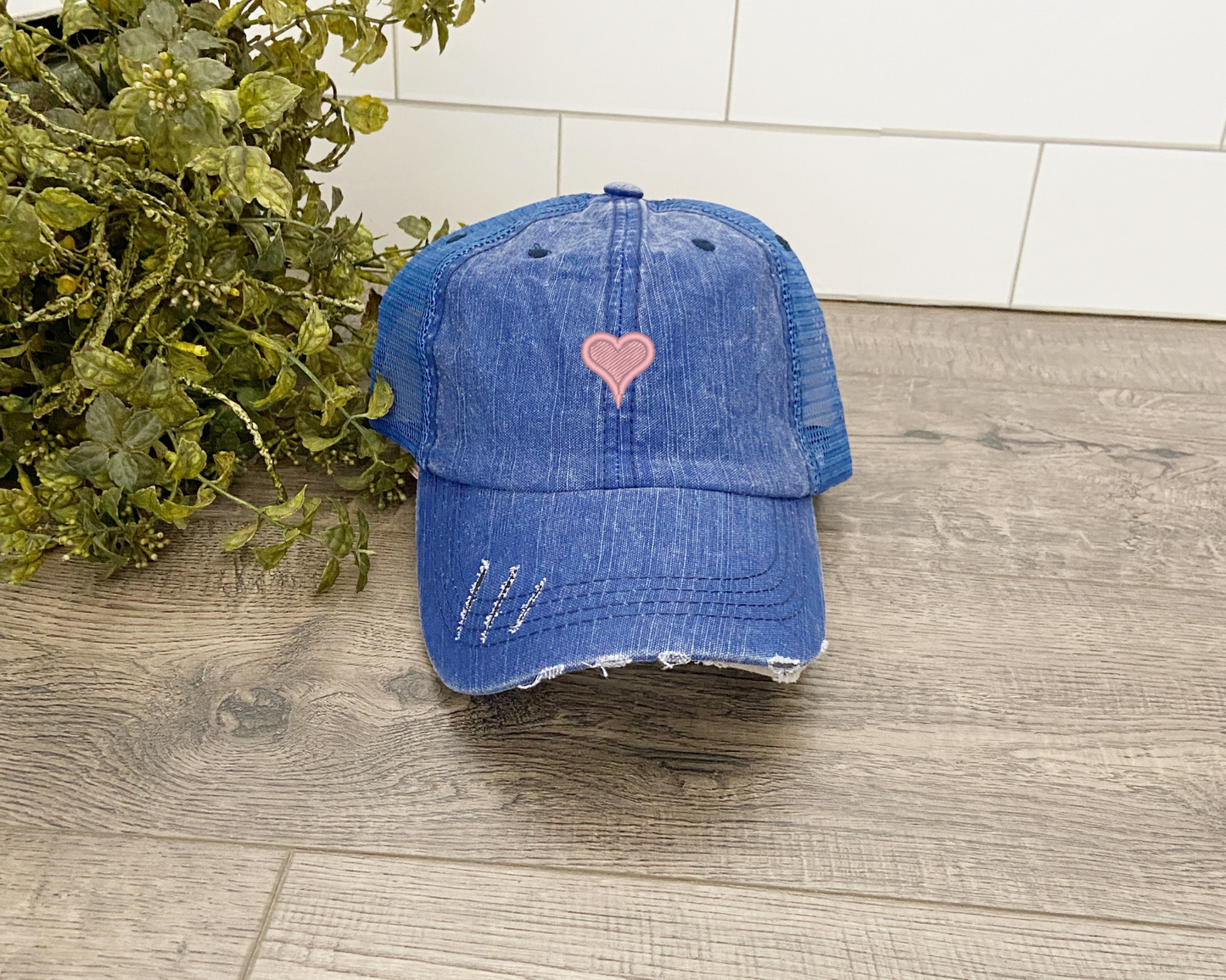 Heart Personalized Embroidered Hat