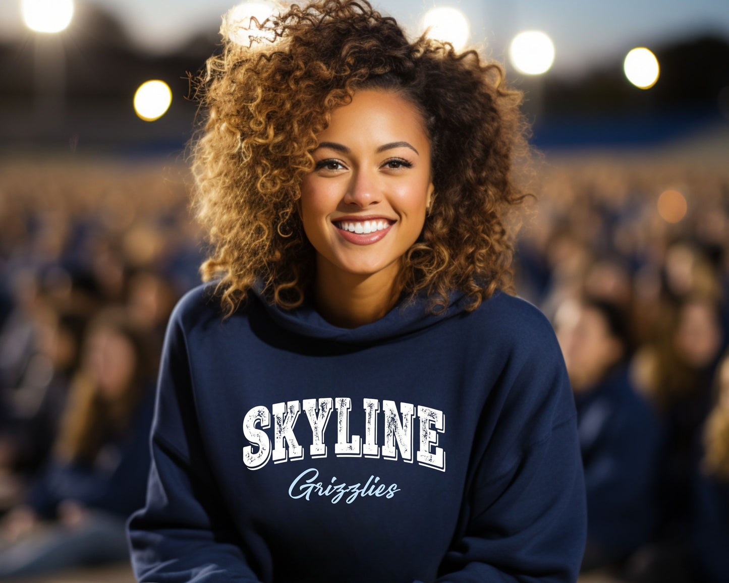 Skyline Grizzly Football Team Hoodie