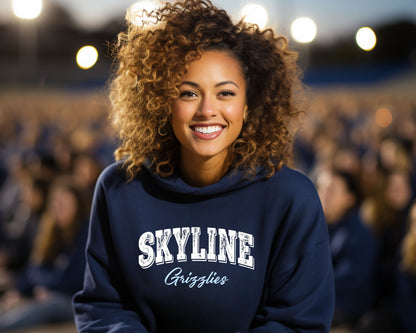 Skyline Grizzly Football Team Hoodie