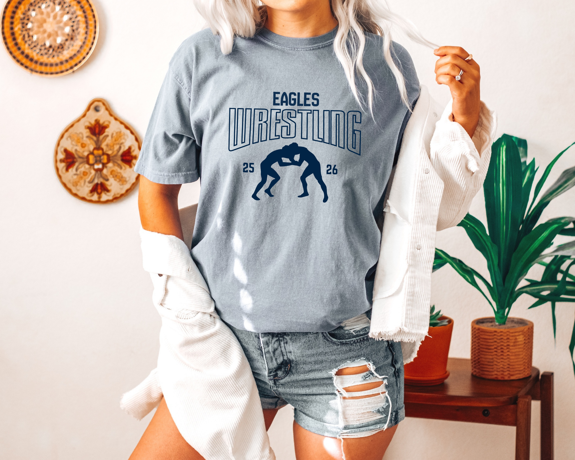 Eagle Rock Wrestling Tees La Bella Rose Boutique