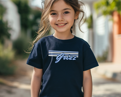 Skyline Grizz Stripes Kids Tees La Bella Rose Boutique
