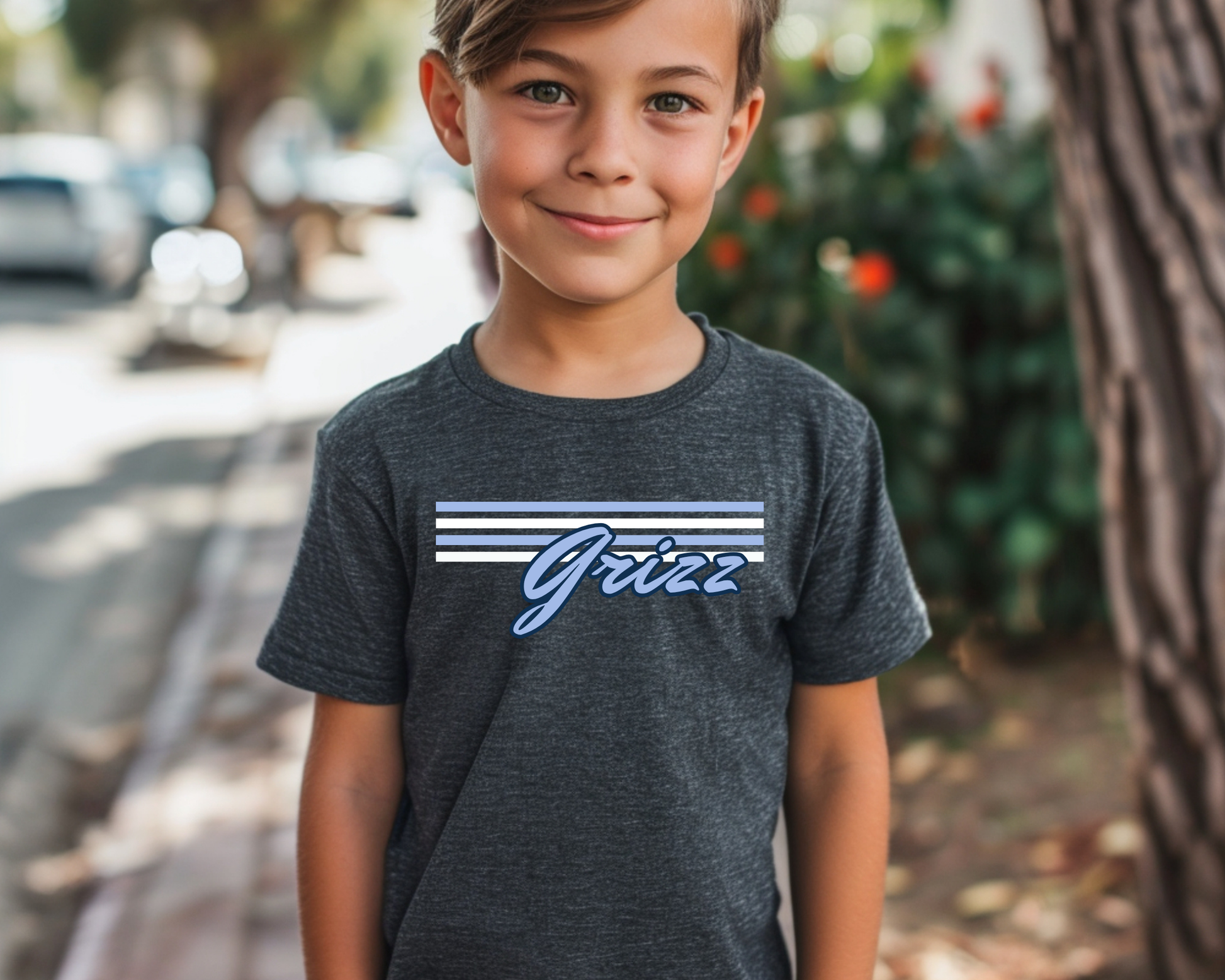 Skyline Grizz Stripes Kids Tees La Bella Rose Boutique