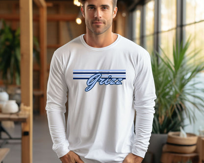 Skyline Grizz Stripes Long Sleeve Tees La Bella Rose Boutique