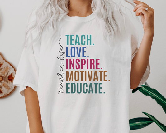 Teacher Life Shirt La Bella Rose Boutique
