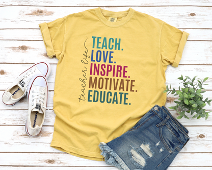 Teacher Life Shirt La Bella Rose Boutique