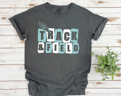 Personalized Track & Field Mascot Tees La Bella Rose Boutique
