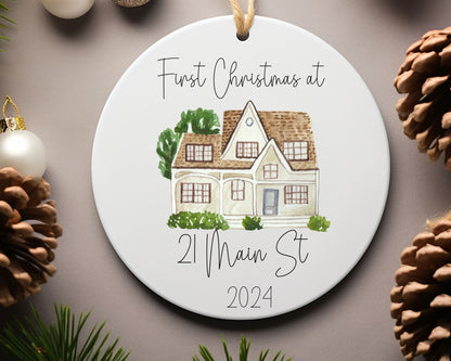 Christmas Ornaments - First Christmas at New Home La Bella Rose Boutique