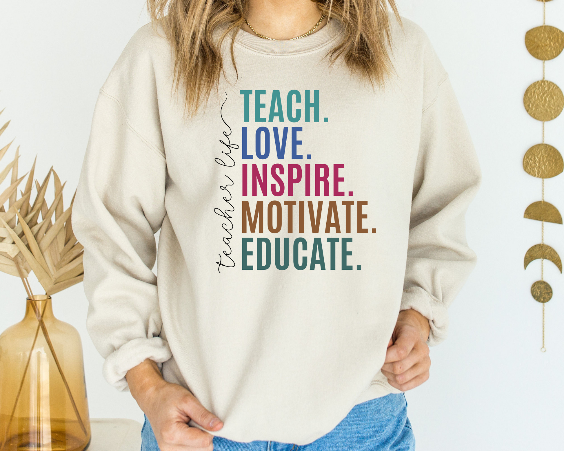 Teacher Life Sweatshirt La Bella Rose Boutique