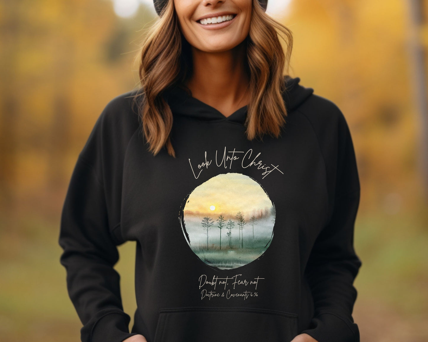 Look Unto Christ Hoodie, Girls Camp Sweatshirt, LDS Youth Theme 2025, Customized Hooded Sweatshirt, Summer Camp, Sweater, Unisex Hoodie gift