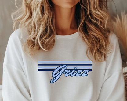 Skyline Grizz Stripes Long Sleeve Tees La Bella Rose Boutique