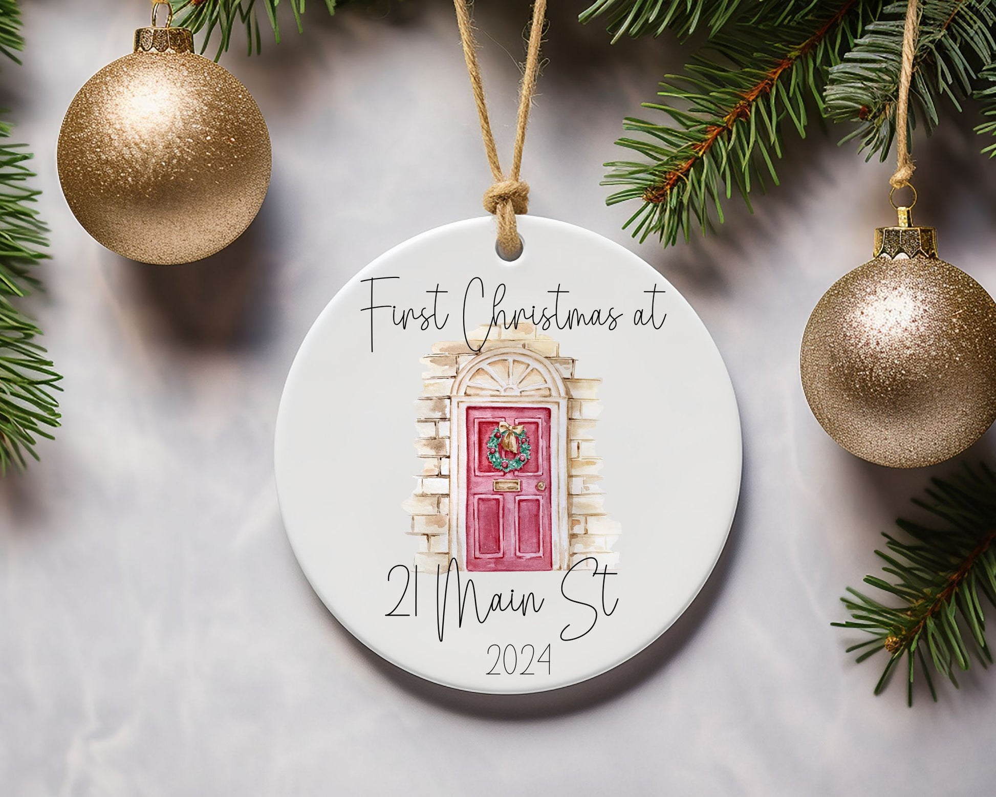 Christmas Ornaments - First Christmas at New Home La Bella Rose Boutique