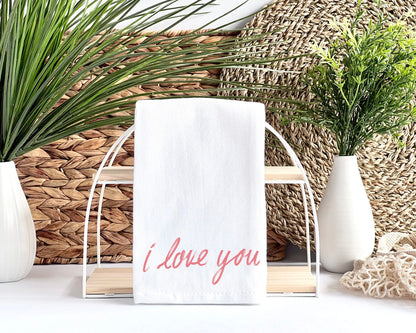 Valentines Tea kitchen Towels La Bella Rose Boutique