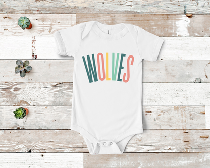 Personalized Pastel Baby Bodysuit