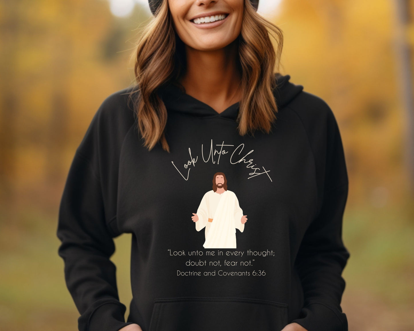 Look Unto Christ Hoodie, Girls Camp Sweatshirt, LDS Youth Theme 2025, Customized Hooded Sweatshirt, Summer Camp, Sweater, Unisex Hoodie gift