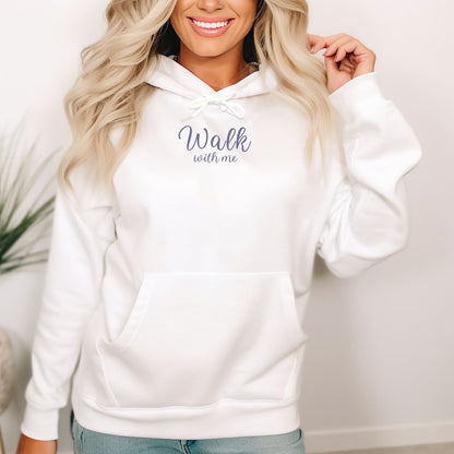 Walk With Me | Moses 6:34 | Foot Steps Hoodie Words La Bella Rose Boutique