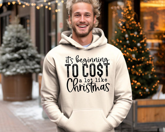 It's Beginning to Cost a lot like Christmas Hoodie La Bella Rose Boutique