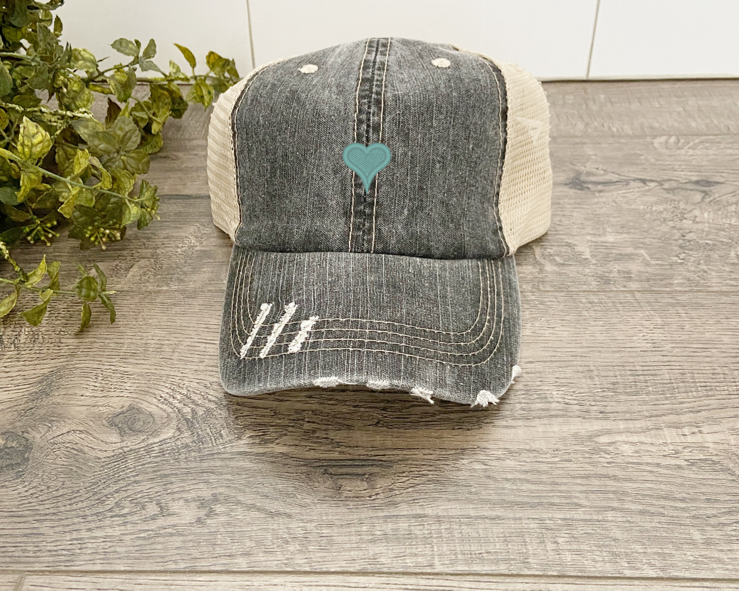 Heart Personalized Embroidered Hat