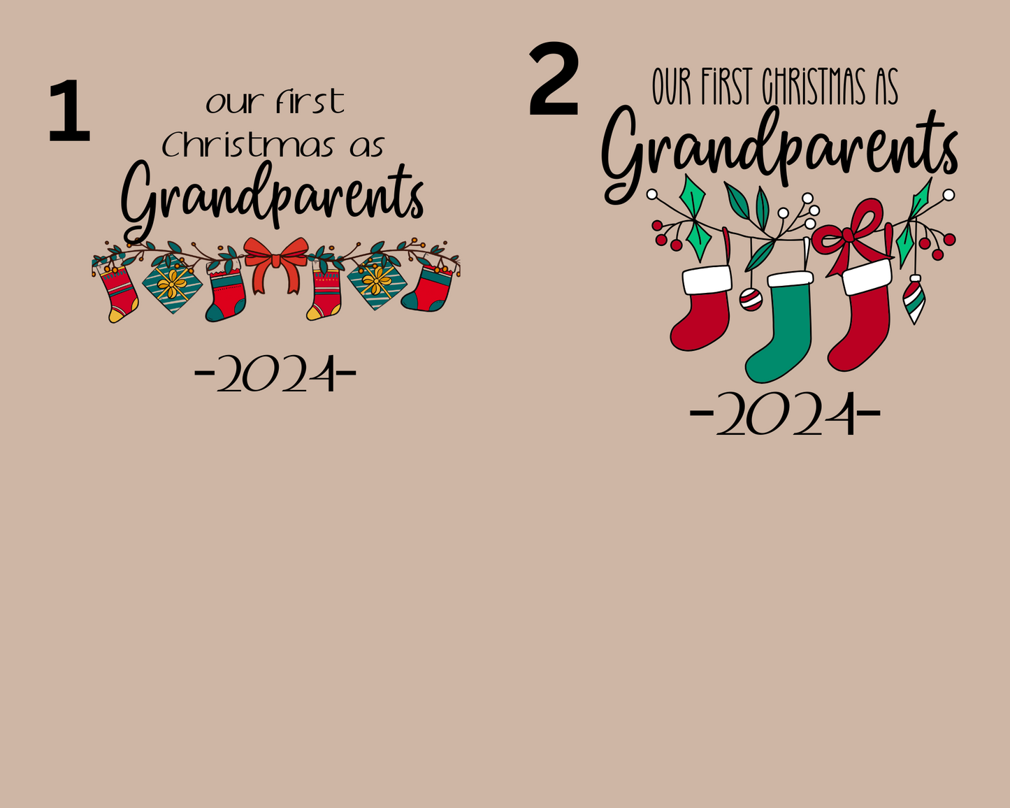 Christmas Ornaments - Our First Christmas as Grandparents La Bella Rose Boutique