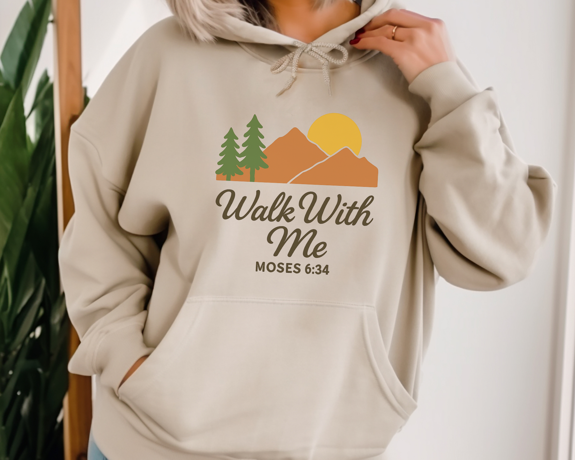 2026 Girls Camp | Walk With Me | Moses 6:34 | Sunset Hoodie La Bella Rose Boutique