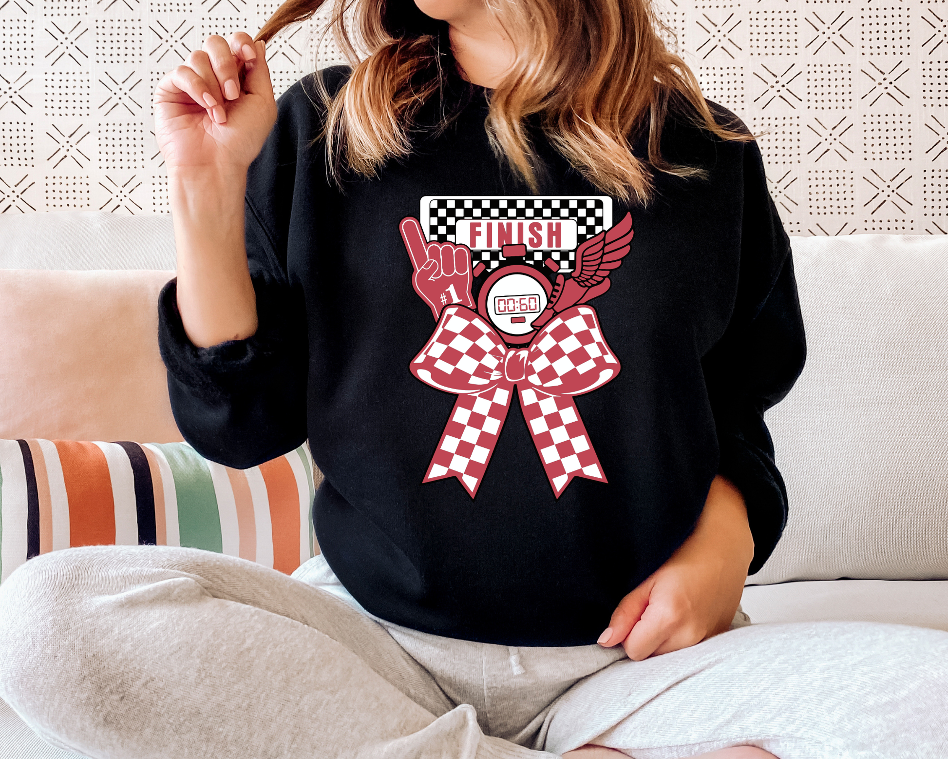 Finish Line Sweatshirts La Bella Rose Boutique