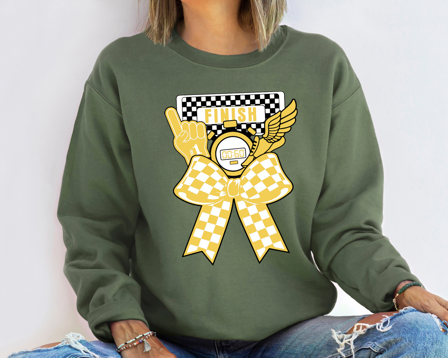 Finish Line Sweatshirts La Bella Rose Boutique