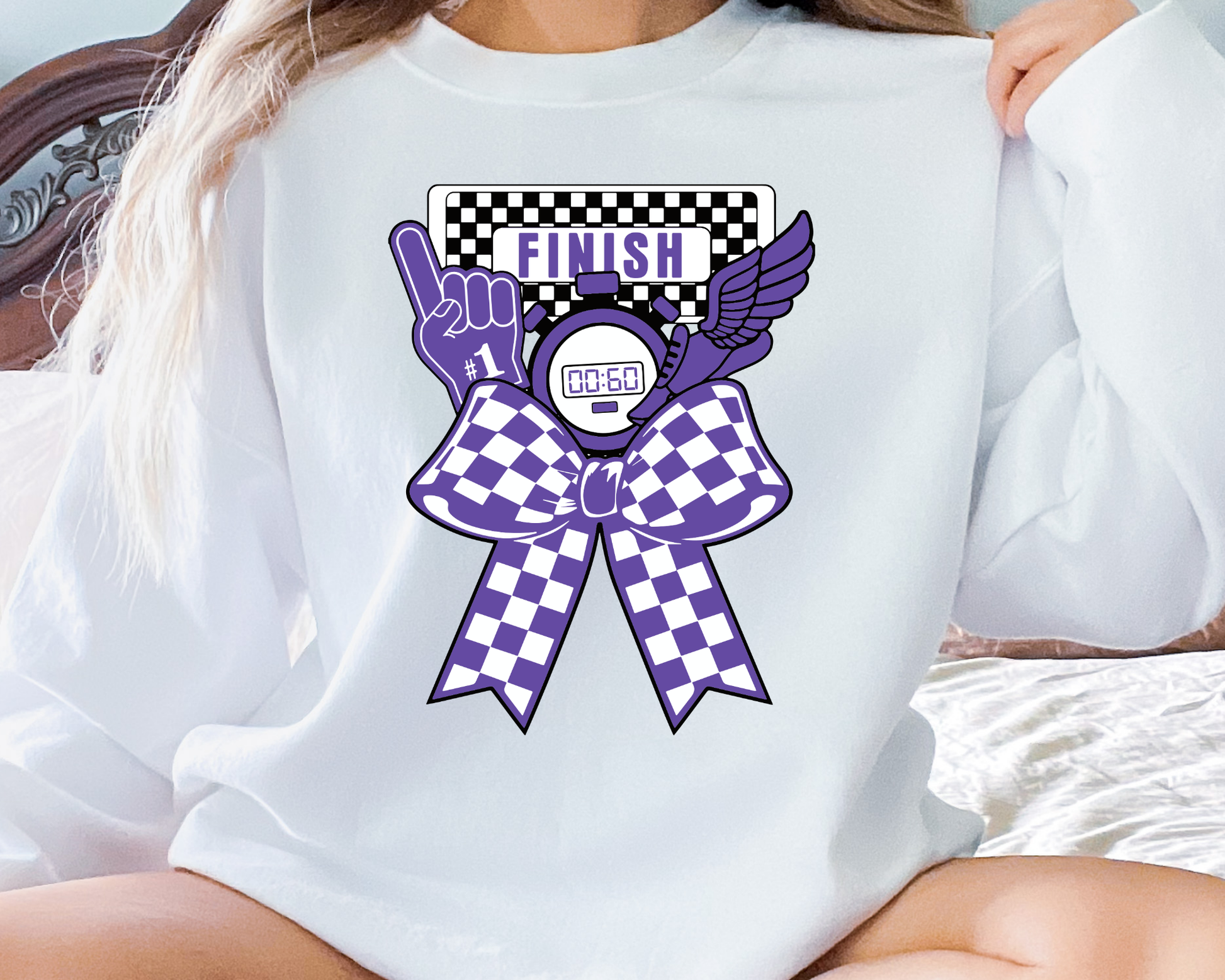 Finish Line Sweatshirts La Bella Rose Boutique