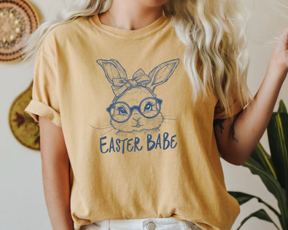 Easter Bunny Babe Shirt, Girls Easter Shirt, Easter Egg Hunt Shirt, Easter Tees, Easter Tshirt for Mom, Bunny Ears Shirt, Easter Women Shirt