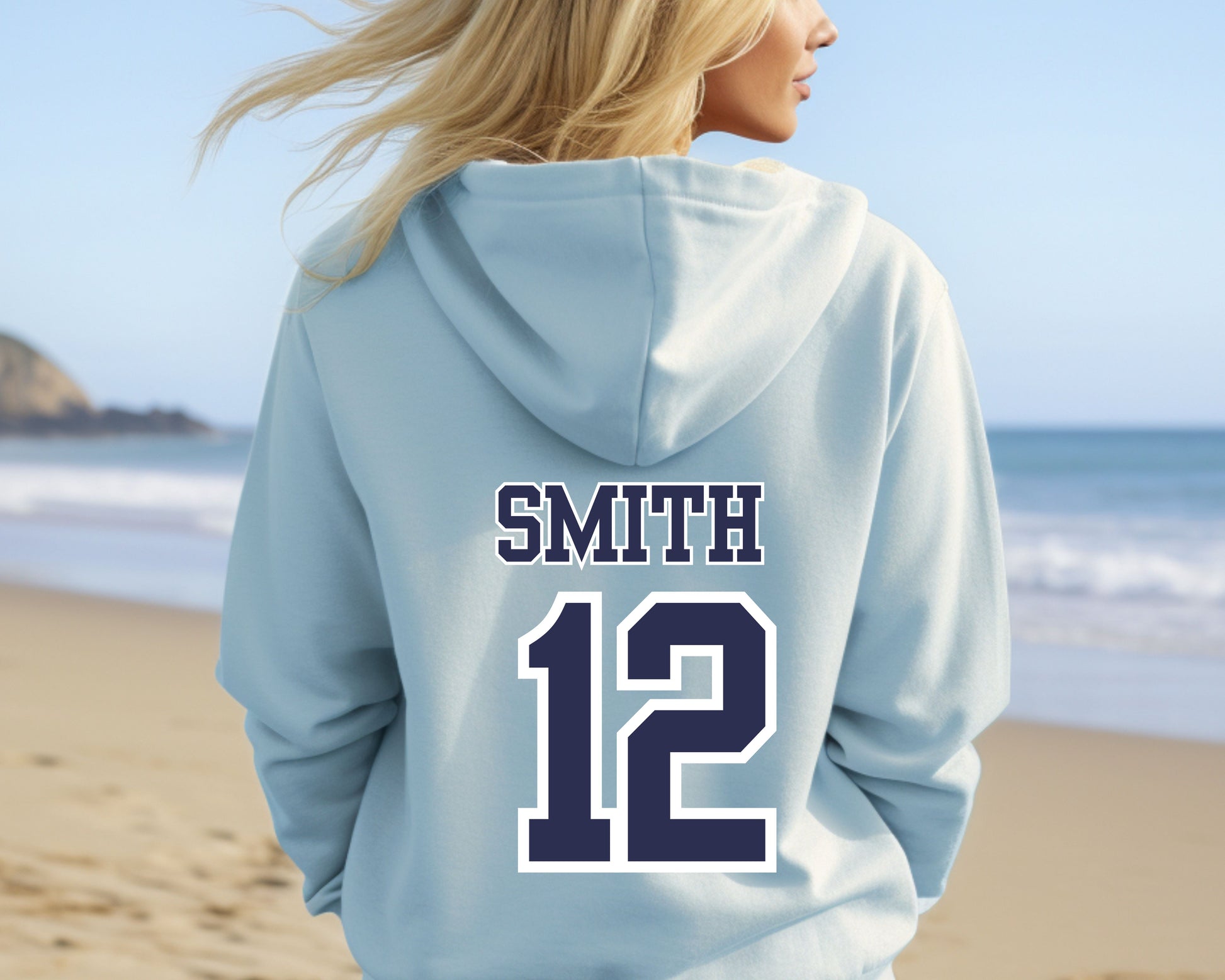 Personalized Grizz football Hoodie La Bella Rose Boutique