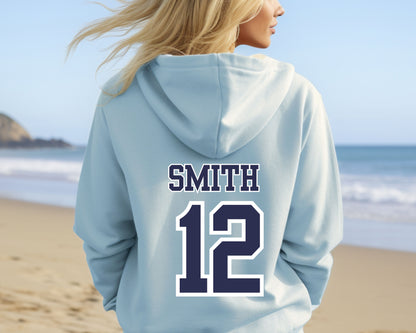 Personalized Grizz football Hoodie La Bella Rose Boutique