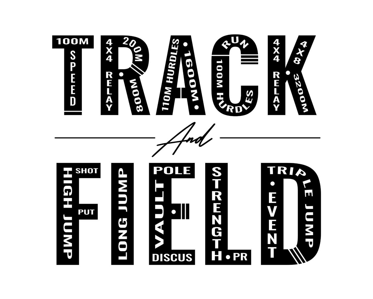 Track & Field Sweatshirts La Bella Rose Boutique