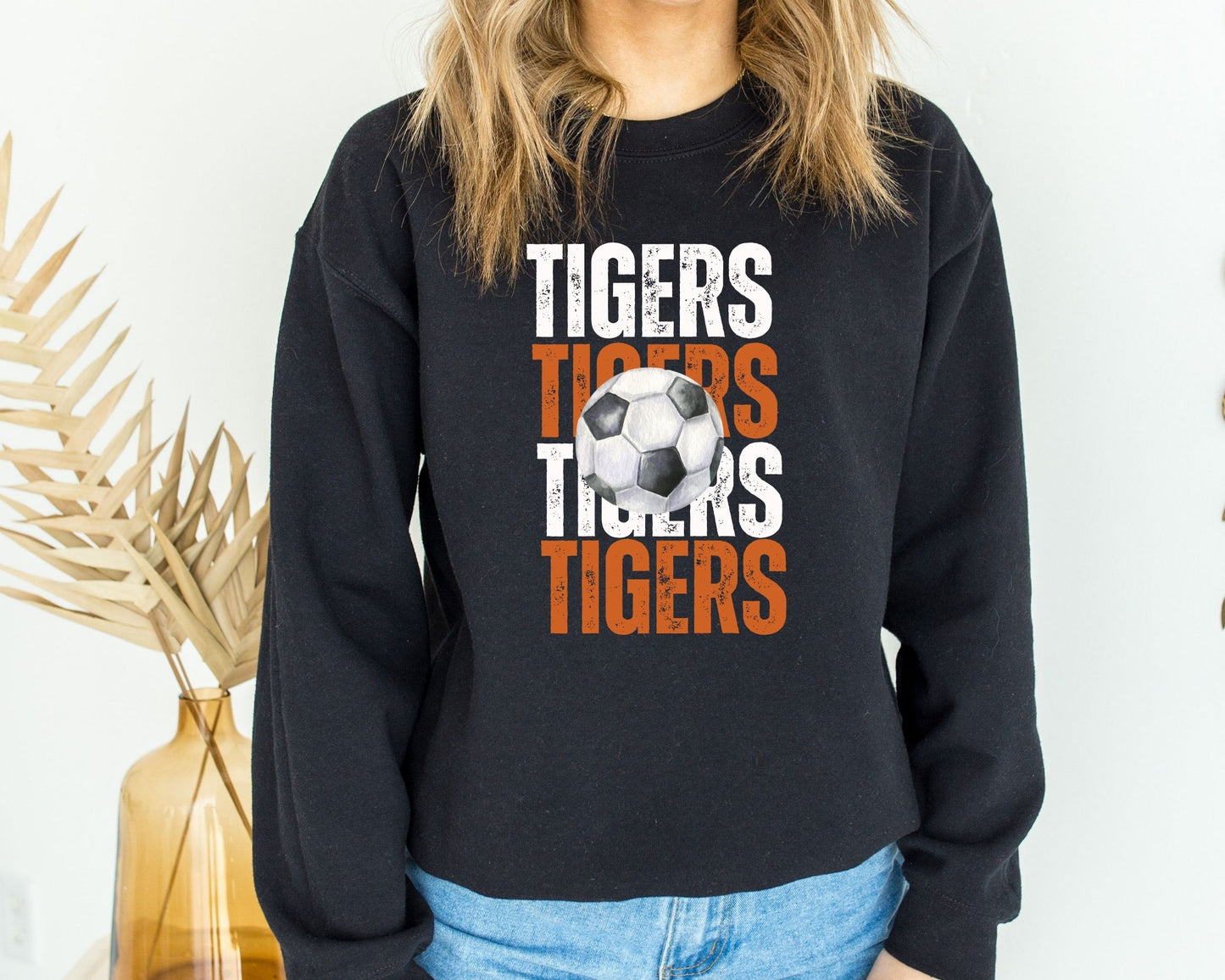 Personalized Stacked Soccer Sweatshirts