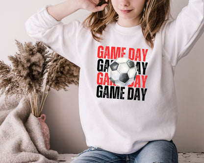 Personalized Stacked Soccer Sweatshirts