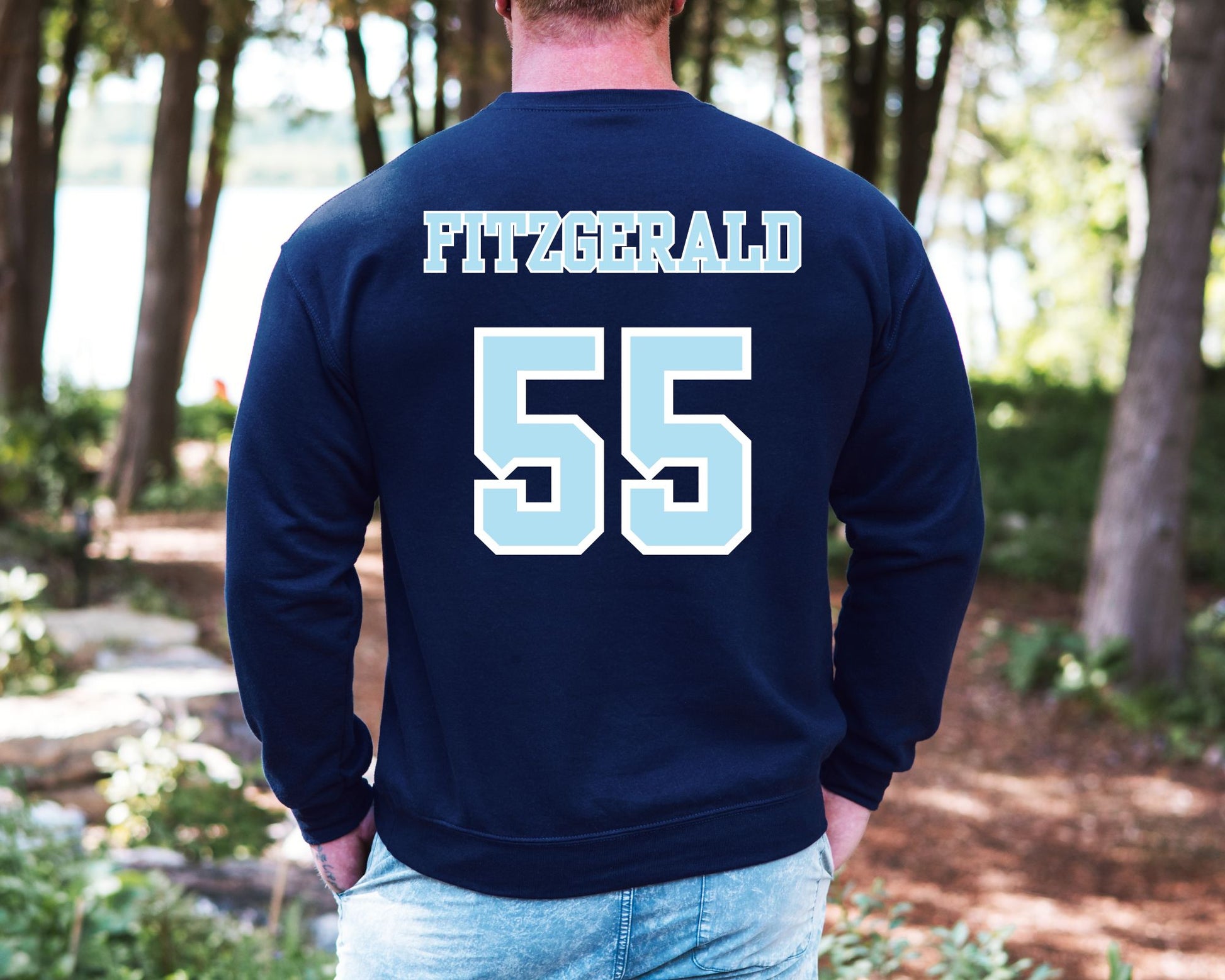Personalized Grizz football Crew neck La Bella Rose Boutique