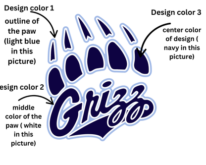 Skyline Grizz "Paw" Long Sleeve La Bella Rose Boutique