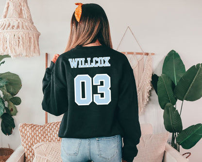 Personalized Grizz football Crew neck La Bella Rose Boutique