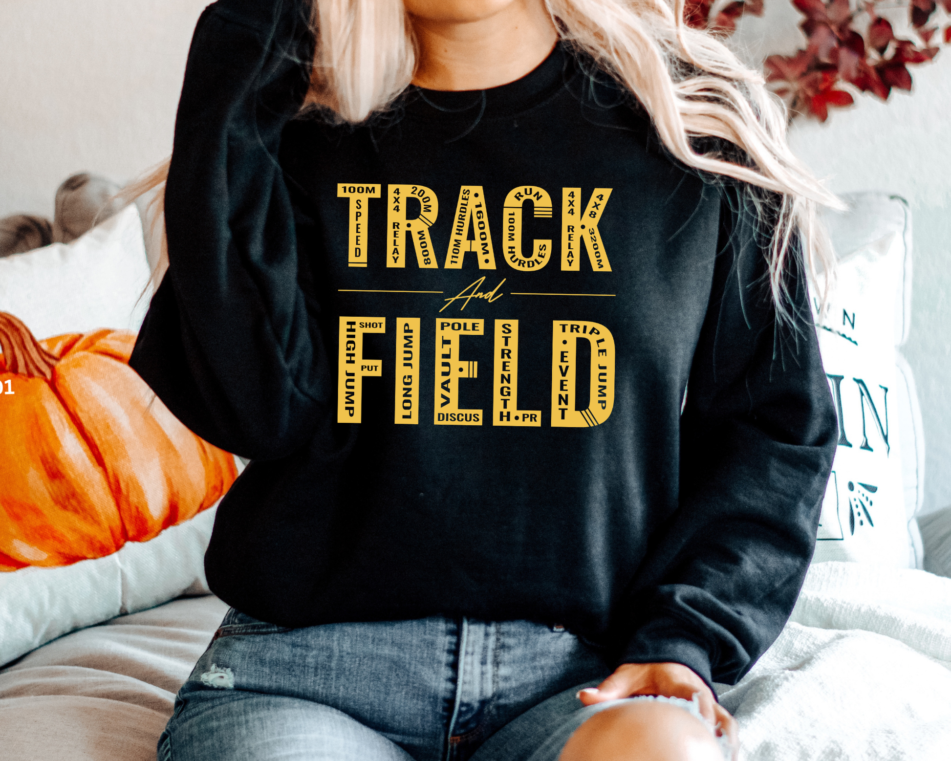 Track & Field Sweatshirts La Bella Rose Boutique