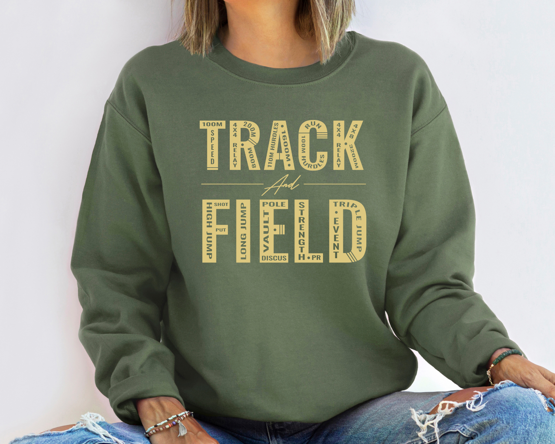 Track & Field Sweatshirts La Bella Rose Boutique