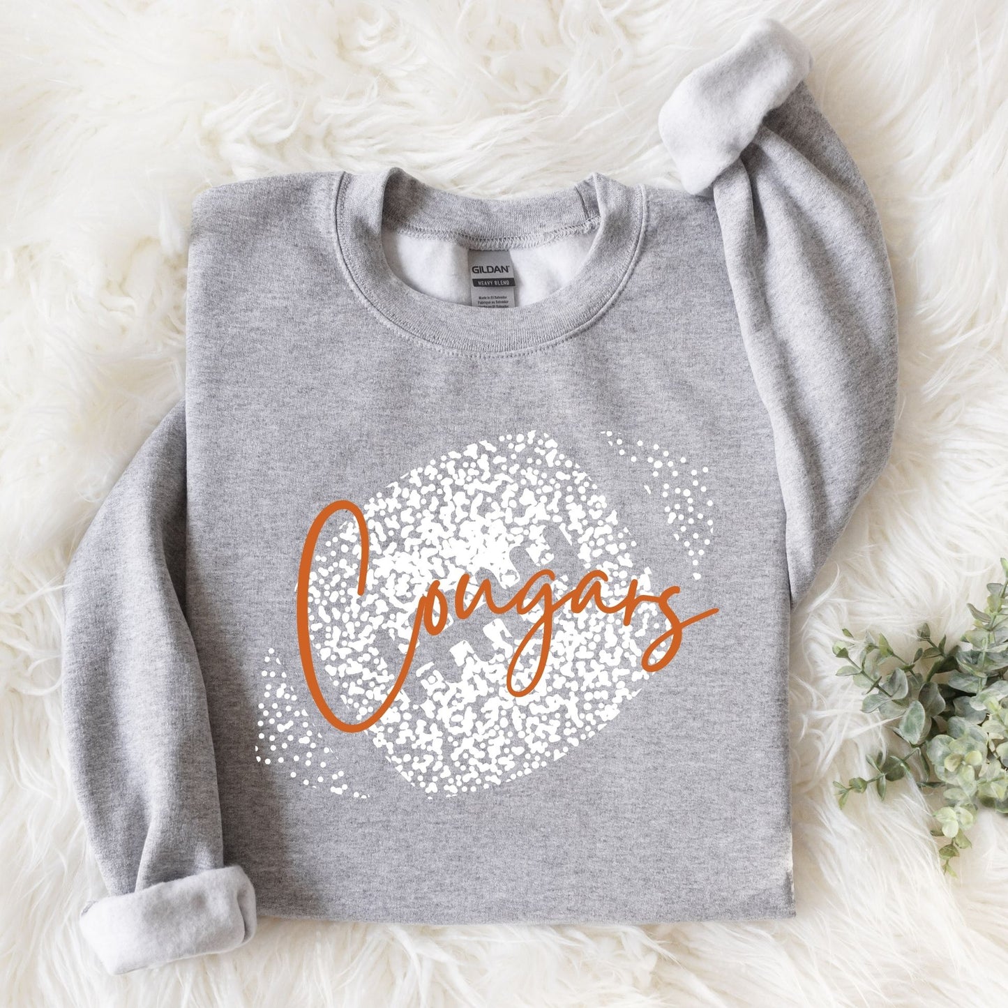 Personalized Faded Football Sweatshirts La Bella Rose Boutique